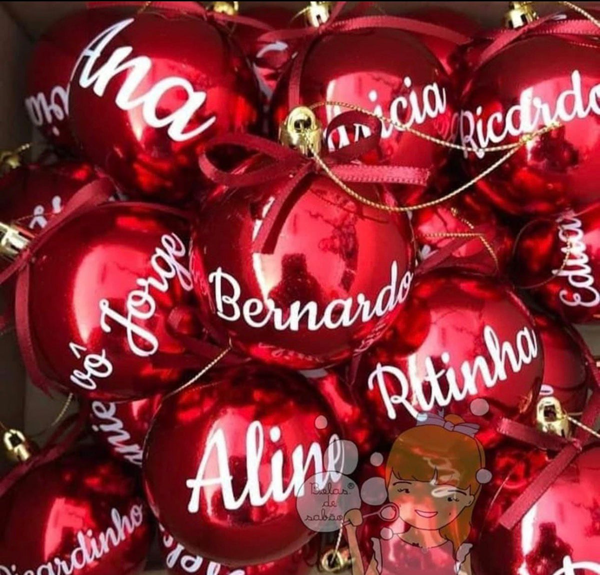 Bola de Natal Personalizada
