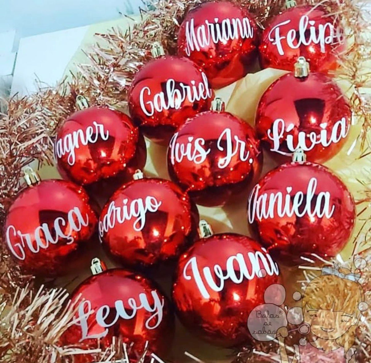 Bola de Natal Personalizada
