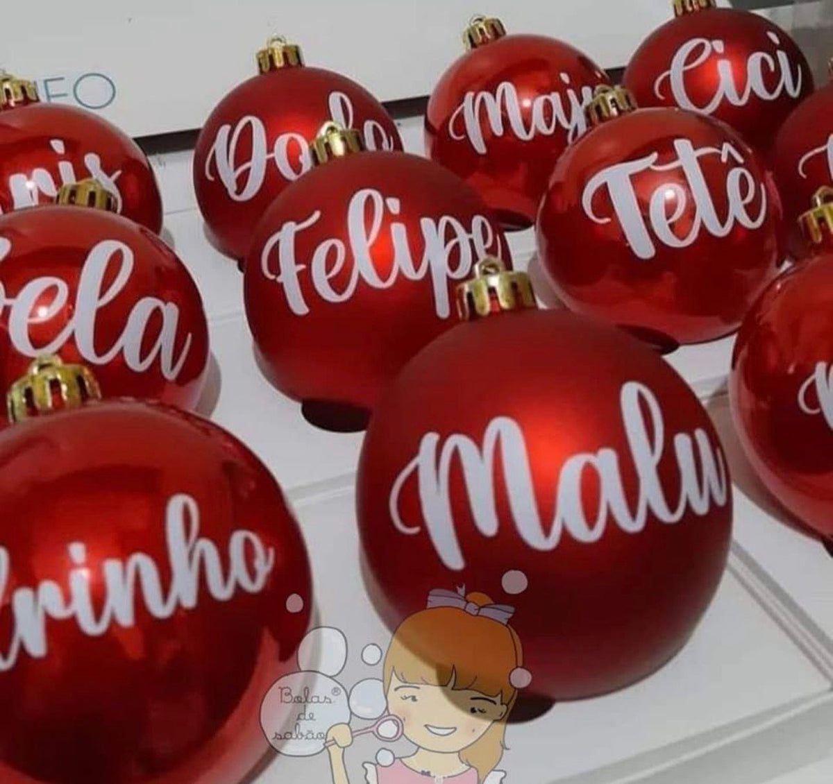 Bola de Natal Personalizada