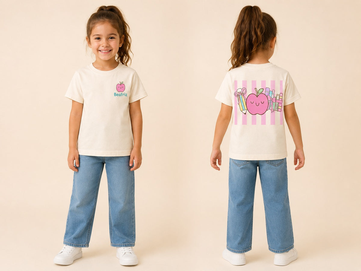 T-Shirt Maça com Nome