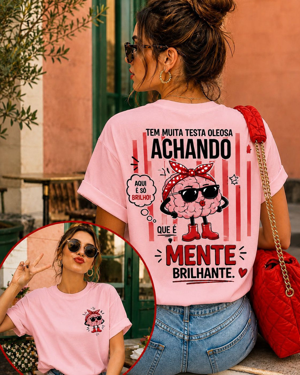 T-Shirt Mente Brilhante