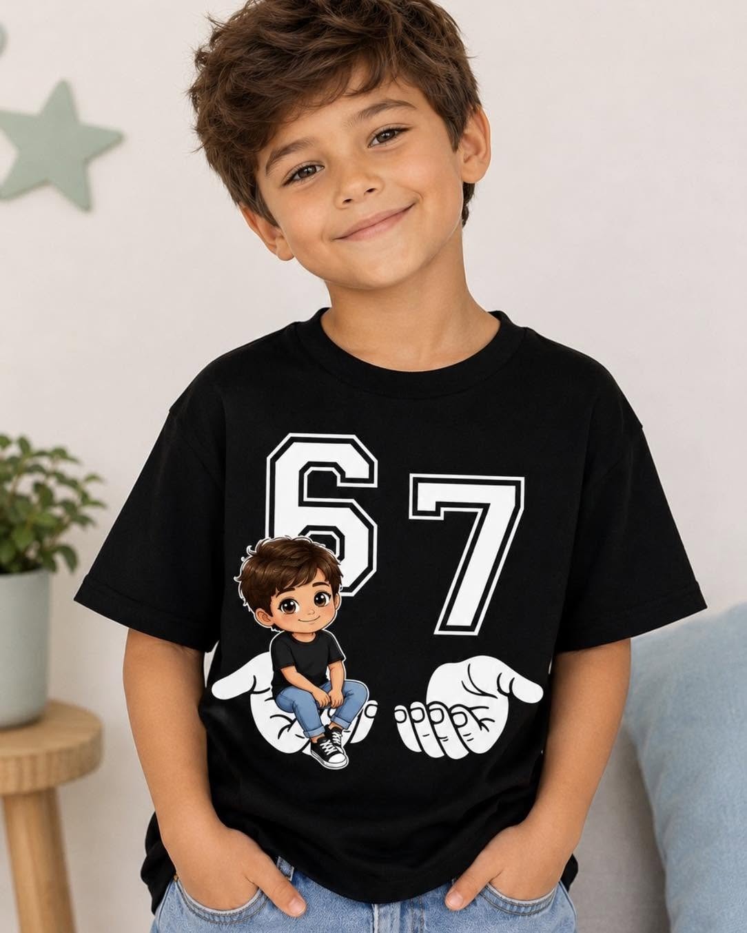 T-Shirt 67 Criança Personalizado
